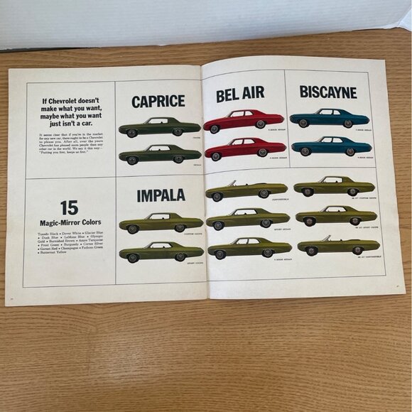1969 Chevrolet Caprice Impala Bel Air Biscayne Sales Brochure 28 Pages Original - Picture 5 of 5